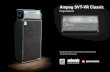 Ampeg SVT-VR Classic...1 2 3 Ampeg SVT-VR Classic Plugin Manual 6 200W 1x15 Custom Designed Speakers Microphone: Neumann - CMV 563 + Blue Designs - Blueberry 03 EMPTY PLAY REAl CAB
