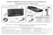 UDW-20000 Series Video Surveillance System User’s Manual · UDW-20000 Series Video Surveillance System User’s Manual UDW20000 receiver with 7-inch color display and remote control