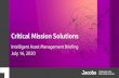 Intelligent Asset Management Briefing July 16, 2020s24.q4cdn.com/280511176/files/doc_presentations/2020/07/... · 2020. 7. 7. · Intelligent Asset Management (IAM) Combines traditional