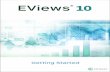 EViews 10 Getting Started 10 Getting Started... · 2017. 10. 12. · Registering EViews—3 puter, provided that the use of EViews is exclus ive. Note, specifically, that the license