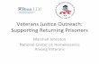 Veterans(Jus+ce(Outreach:( Suppor+ng(Returning(Prisoners(...12 Example(Data:(Final(Frequency(Employment & Housing Housed Percent Housed Homeless Percent Homeless Total Total Percentage