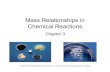Mass Relationships in Chemical Reactionsgilsonscience.weebly.com/uploads/2/1/1/4/21140528/... · 2019. 12. 2. · Balancing Chemical Equations 1. Write the correct formula(s) for