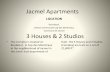 Jacmel Apartments - Flashhaiti · 2019. 11. 6. · Jacmel Apartments LOCATION Bois-œuf, Section communale Cap des Maréchaux Commune de Jacmel 3 Houses & 2 Studios • The Complex