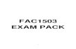 FAC1503 EXAM PACK · EXAM PACK . 2 FINANCIAL ACCOUNTING PINCIPLES FOR ... 2 050 3 000 287 420 2 337 3 420 (i) Purchases 17 April R Total Purchases VAT Input (2 337∗ 14 114) ...