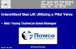Intermittent Gas Lift Utilizing a Pilot Valve · 2016. 5. 23. · Pilot Valve Gas Lift-Applications Intermittent gas lift can be used as an alternative for positive displacement pump
