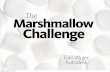 The Marshmallow Challenge - UMDgolbeck/INST631/MarshmallowChallenge.pdf · 2015. 9. 10. · Tom Wujec Autodesk Monday, March 15, 2010. 20 sticks of spaghetti + one yard tape + one