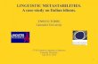 LINGUISTIC METASTABILITIES. A case-study on Italian idioms....A case-study on Italian idioms. ENRICO TORRE Lancaster University 5th UK Cognitive Linguistics Conference Lancaster University