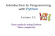 Introduction to Programming with Python ipp211/wiki.files/V-Lecture 12... Python Libraries for Data