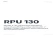 RPU 130 Technical Data Sheet...Hardness, ASTM D2240 77, Shore D Density, ASTM D792 1.07 g/cm3 Density (liquid resin) 1.03 g/cm3 Taber Abrasion, ASTM D4060, CS-17, 1 kg, 100% vacuum