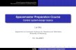 Spacemaster Preparation Course - Juxi Leitnerjuxi.net/studies/SpaceMaster/PrepCourse/5-ControlDesign.pdf · 2012. 6. 2. · Spacemaster Preparation Course Control system design basics