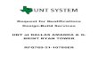 Request for Qualifications Design-Build Services UNT at DALLAS … · 2020. 12. 21. · This project will be to design and construct a landmark tower on the UNT Dallas Campus as outlined