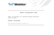 821820 RM-2350W-3G Revision B User Guide - Wohler · 2021. 1. 17. · RM-2350W-3G 2RU, 3-Screen, 5” Audio/Video Monitor User Guide User Guide Part Number 821820, Revision B