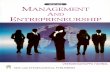 Management and Entrepreneurship · 2020. 9. 7. · It gives me immense pleasure to author the book “Management and Entrepreneurship” prescribed for B.E. 5th/6th Semester courses