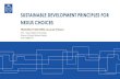 SUSTAINABLE DEVELOPMENT PRINCIPLES FOR ......SUSTAINABLE DEVELOPMENT PRINCIPLES FOR NEXUS CHOICES FRANCESCO FUSO NERINI, Associate Professor KTH – Royal Institute of Technology Division