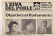 L'EINA. PARTIT DEL DEL POBLE. CATAWNVA - Amazon S3 · 2018. 1. 17. · L'EINA.. DEL POBLE.. N? EXTRAORDINARIO ·Barcelona. 27de Enero 1979.. PARTIT DEL TREBALLDE CATAWNVA (FEDERACIÓ