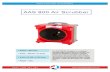 AAS 800 Air Scrubber Product Brochure - Climate Rentals€¦ · AAS 800 Air Scrubber RESTORATION EQUIPMENT • Airflow – 850 m3/hr The AAS 800 Air Scrubber is a compact portable