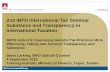 IBFD Tax Course · 2019. 9. 3. · benefit (= nexus principle) Non-qualifying income taxed at standard tax rate Qualifying income = income derived from IP that relates to taxpayer’s