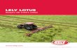Mașini de întors iarba - Lely · 2016. 6. 21. · Uscarea rapidă asigură calitatea. Conținutul de materie uscată este esențial pentru succesul conservării. Furajul trebuie