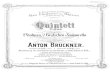 String Quintet [WAB 112] · Title: String Quintet [WAB 112] Author: Bruckner, Joseph Anton - Arrangeur: Josef Schalk (1857 1900) - Editeur: Vienna: Albert J. Gutmann, 1888.
