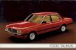 Ford Taunus II - Belgia, 1980...Taunus Ghia De meest luxueuze en compleetst uitgeruste TaunuS herkent men aan de exclusieve „Ghia" naam. De zetels zijn bekleed met zacht velours