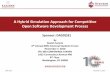 A Hybrid Simulation Approach for Competitive Open Software … · 2018. 11. 6. · SDSF 2018 November 7, 2018 A Hybrid Simulation Approach for Competitive Open Software Development