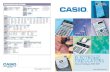 General Catalogue 2006-2007 - Casio Calculator · 2011. 4. 8. · fx-50F PLUS fx-65 fx-85ES fx-85MS fx-115MS fx-350MS fx-570MS fx-820MS fx-901 fx-991ES fx-991MS fx-992S fx-3650P fx-3950P