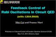 Feedback Control of Rabi Oscillations in Circuit QED · 2020. 1. 6. · Rabi Oscillations in Circuit QED (arXiv: 1304.5919) ... Cooling nanomechanical resonator. Nature 444, 75 (2006)