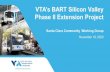 VTA’s BART Silicon Valley Phase II Extension Project...VTA’s BART Silicon Valley Phase II Extension Project Santa Clara Community Working Group November 19, 2020 Agenda • Wecl