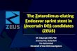 The Zotarolimus-eluting Endeavor sprint stent in Uncertain DES … · 2015. 11. 4. · 0 0.51 2 3 5 7 14 28 60 Days 90 180 Other 1 or 2 gen DES %) E-ZES Drug Elution Kinetics 30 20