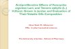 Antiproliferative Effects of Paronychia argentea Lam. and ......Antiproliferative Effects of Paronychia argentea Lam. and Tamarix aphylla (L.) H.Karst. Grown in Jordan and Evaluation