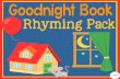 Goodnight Book · 2020. 4. 9. · Goodnight Book Activities These fun activities are created to complement the classic book “Goodnight Moon” by Margaret Wise Brown. While it is