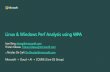 Linux & Windows Perf Analysis using WPA · 2019. 8. 22. · WPA –Two ways to load LTTng CTF •Just LTTng CTF Trace – File -> Open Folder •WPA Unified Open (everything in the