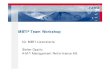 MBTI Team Workshop · 2010. 11. 23. · Phase 1 Beziehung und Vertrauen im Team Zielsetzung / Auftrag: Verbesserung der Beziehungen der Teammitglieder Mögliche MBTI Übungen: §