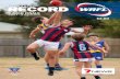 WRFL Jnr Finals Record Wk4 · 2018. 4. 3. · Crossing, Tarneit, Altona Juniors and North Sunshine Football Clubs for their efforts over the past month of ﬁ nals football. In other