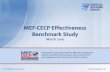 MEF-CECP Effectiveness Benchmark Study...MEF Acronyms and Terms, Detailed CE Service Attributes and CE General Concepts. 72% of MEF-CECPs found it similarly helpful to have in-class