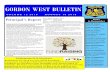 GORDON WEST BULLETIN · 2020. 12. 5. · GORDON WEST BULLETIN VOLUME 12 2018 AUGUST 16 2018 Principal’s Report Ryde Road Pymble 2073 Telephone: 9498 4644 Fax: 9498 4436 Email: gordonwest-p.school@det.nsw.edu.au