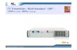 TV Transmitter - Multi-standard - UHF · 2018. 10. 9. · Receiver* RF Input: Model PCM130/UHF – Ed. A/12 - subject to change - SFN gap-filler MFN re-transmitter RFin frequency