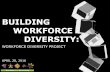 BUILDING WORKFORCE DIVERSITY Meeting 1 Presentation.pdfInstallation, Maintenance and Repair: High opportunity Occupations 84% 5,341 3,879 Occupation Projected Openings Median wage