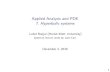 Applied Analysis and PDE 7. Hyperbolic systemslb138/slides_ch7.pdf · 2018. 12. 4. · Applied Analysis and PDE 7. Hyperbolic systems Lehel Banjai (Heriot-Watt University) based on