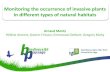 Monitoring the occurrence of invasive plants in different types … et...Monitoring the occurrence of invasive plants in different types of natural habitats Arnaud Monty Hélène Aimont,