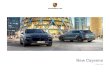 New Cayenne - Porsche · 2019. 3. 1. · Transmission 8-speed Tiptronic S Auto Start-Stop and coasting function Porsche Traction Management (PTM): active all-wheel drive with electronically