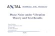 Phase Noise under Vibration Theory and Test Results vibration.pdf · Phase Noise Test Cross Correlation Method The signal is fed into two phase detectors and both channels are mixed