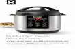 Multifunction Electric Pressure Cooker · 2019. 3. 13. · This pressure cooker will help you to cook wonderful meals, with unbelievable speed and fabulous flavor! Due to the high