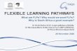FLEXIBLE LEARNING PATHWAYS · 2020. 12. 1. · learning pathways. Case studies. 8 countries from different UNESCO regions. In-depth analysis of eight countries that have developed