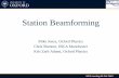 Station Beamforming - SKA Indico (Indico)€¦ · Station Beamforming …in principle covers AA low, AA mid and dishes. But – AA-mid now pushed back in to Advanced Instrumentation