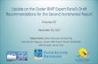 Oyster BMP Expert Panel - Chesapeake Bay · 2017. 12. 27. · Oyster BMP Expert Panel Charge •Panel convened September 2015 •Charge •Establish a decision framework to determine
