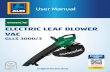 ELECTRIC LEAF BLOWER VAC - Einhell · 2020. 4. 23. · Reading and storing the user manual This user manual accompanies this electric leaf blower vac GLLS 3000/3 (referred to below