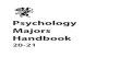 Psychology Majors Handbook - Reed College...2 HANDBOOK FOR PSYCHOLOGY MAJORS PSYCHOLOGY AT REED The psychology program contributes to the liberal arts education of Reed students by