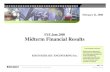 FYE June 2008 Midterm Financial Results - KKE · 2008 midterm FY June 2007 midterm FY June 2008 midterm Engineering Consulting 1,167 1,094 317 193 27.2% 17.7% System Solution 1,669