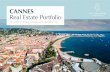 CANNES Real Estate Portfolio · 2020. 11. 9. · residential area in Cannes . Here, Palais des Festivals, Boulevard de la Croisette, Rue d’Antibes, and the white beaches are all